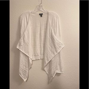 Torrid white lightweight cardigan